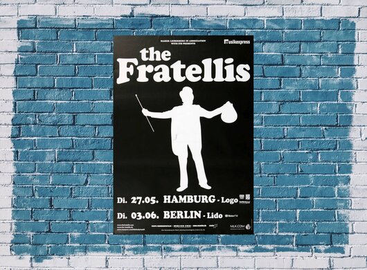 The Fratellis - Mistress Mabel, Hamburg & Berlin 2008 - Konzertplakat