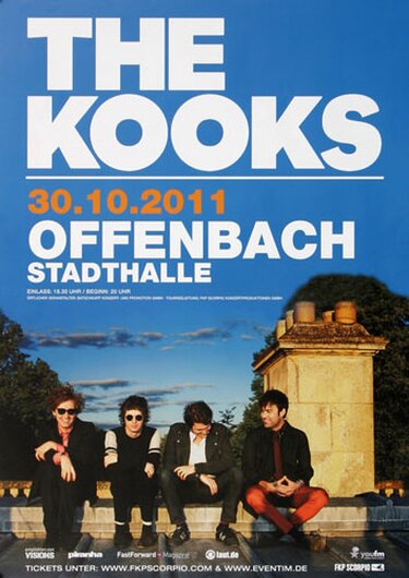 The Kooks - Junk Of The Heart, Frankfurt 2011 - Konzertplakat
