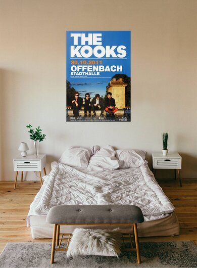 The Kooks - Junk Of The Heart, Frankfurt 2011 - Konzertplakat