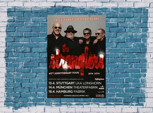 The Stranglers - Freedom Is Insane, Tour 2014 - Konzertplakat