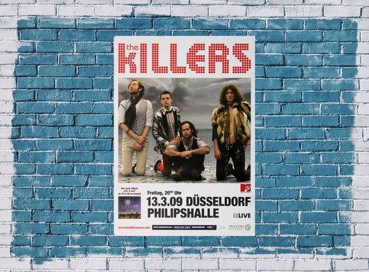 Killers - Düsseldorf, Düsseldorf 2009 - Konzertplakat