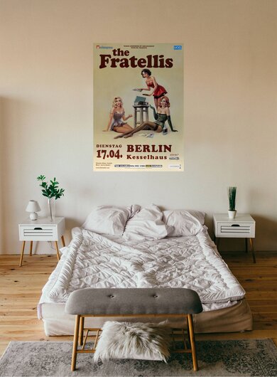 The Fratellis - Costello Music, Berlin 2007 - Konzertplakat