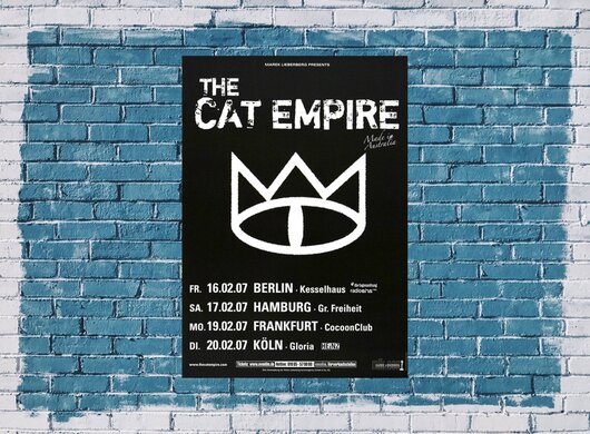 The Cat Empire - So Many Nights, Tour 2007 - Konzertplakat