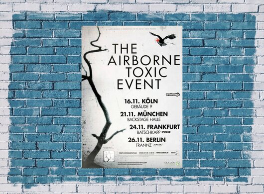 The Airborne Toxic Event - In Concert, Tour 2009 - Konzertplakat