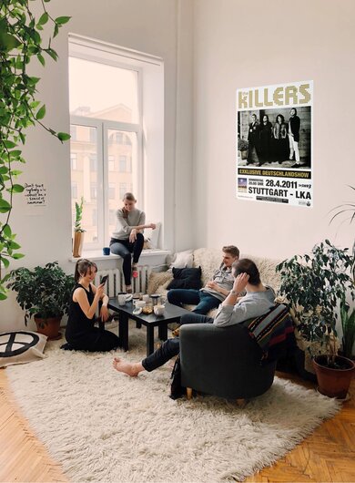 The Killers - Day & Age, Stuttgart 2011 - Konzertplakat