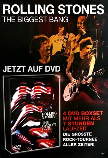 The Rolling Stones, The Biggest Bang, 2007,  Live DVD,