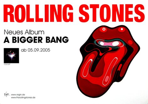 The Rolling Stones - A Bigger Bang,  2005 - Konzertplakat