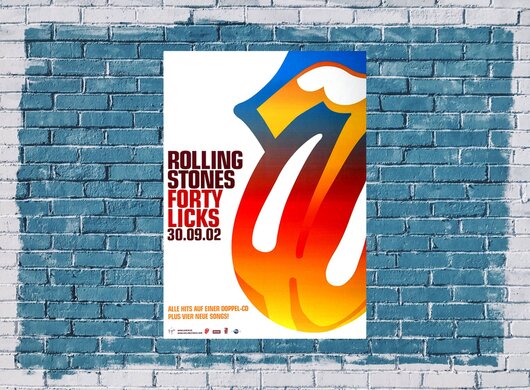 The Rolling Stones - Forty Licks,  2002 - Konzertplakat