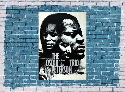 The Oscar Peterson Trio - Jazz Live,  1962 - Konzertplakat