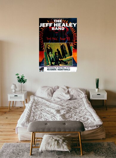 The Jeff Healey Band, Feel This, Neu-Isenburg, 1993, Konzertplakat