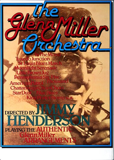 The Glenn Miller Orchestra - In the Mood,  1969 - Konzertplakat