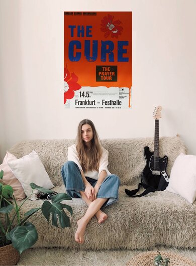 The Cure - The Prayer, Frankfurt 1989 - Konzertplakat