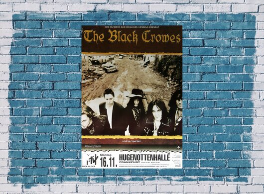 The Black Crowes - Money Maker, Neu-Isenburg & Frankfurt 1990 - Konzertplakat