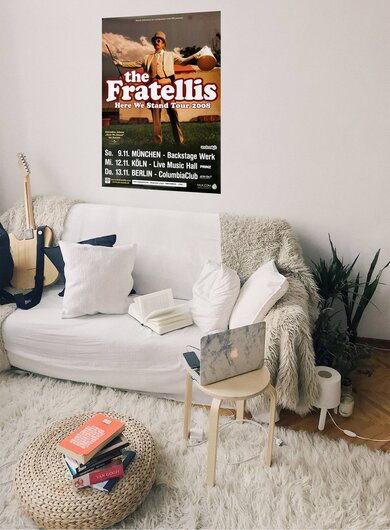 The Fratellis - Here We Stand, Tour 2008 - Konzertplakat