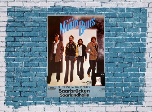 The Moody Blues - Octave, Saarbrücken 1978 - Konzertplakat