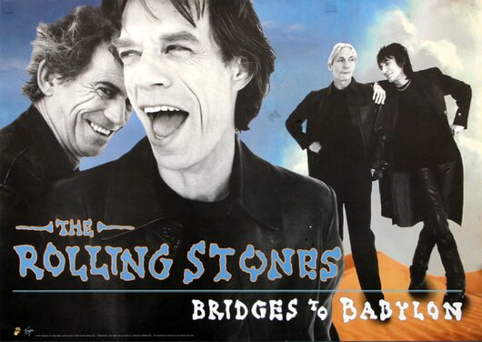 The Rolling Stones - Bridges To Babylon,  1997 - Konzertplakat