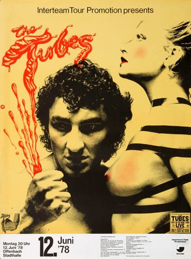 The Tubes - What do you want from Live, Frankfurt 1978 - Konzertplakat