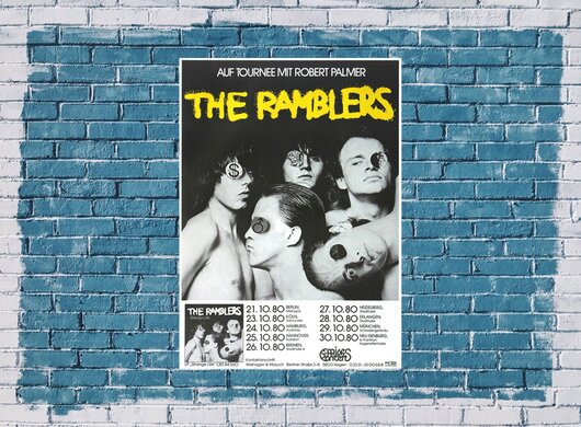 The Ramblers - In Concert , Tour 1980 - Konzertplakat