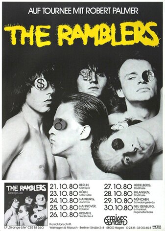The Ramblers - In Concert , Tour 1980 - Konzertplakat