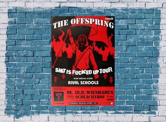 The Offspring - Wiesbaden, Wiesbaden 2009 - Konzertplakat