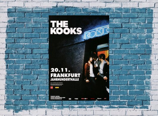 The Kooks - Konk, Frankfurt 2008 - Konzertplakat