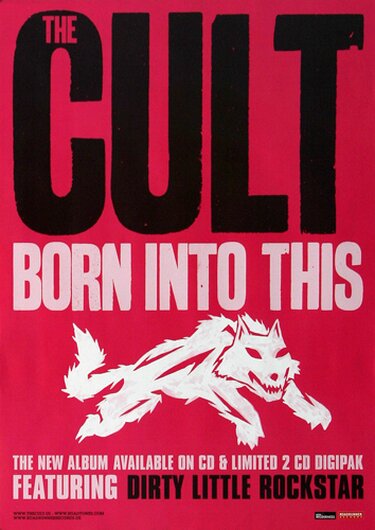 The Cult - Dirty Little Rockstar,  2007 - Konzertplakat