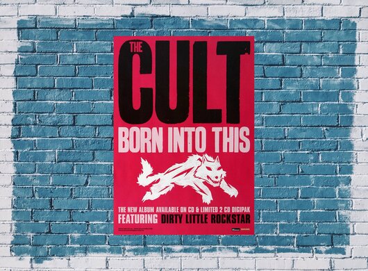 The Cult - Dirty Little Rockstar,  2007 - Konzertplakat