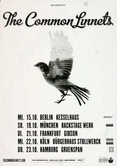 The Common Linnets - After The Storm, Tour 2014 - Konzertplakat