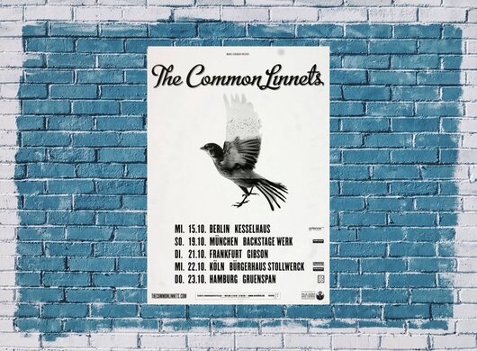 The Common Linnets - After The Storm, Tour 2014 - Konzertplakat