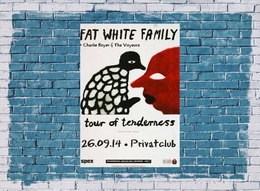 The Fat White Family - Tour Of Tenderness, Berlin 2014 - Konzertplakat