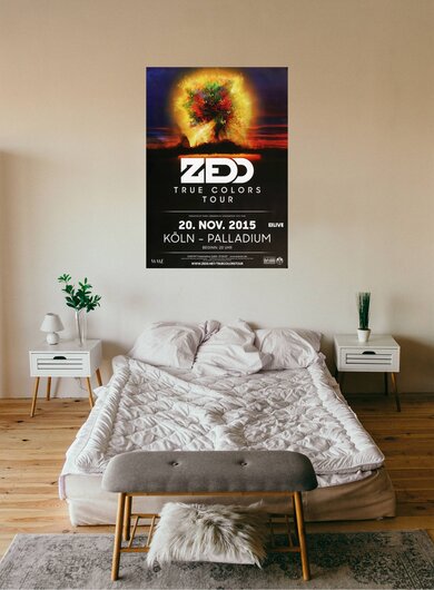 ZEDD - True Colors, Köln 2015 - Konzertplakat
