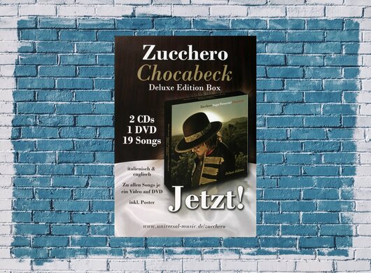 Zucchero - Chocabeck,  2012 - Konzertplakat