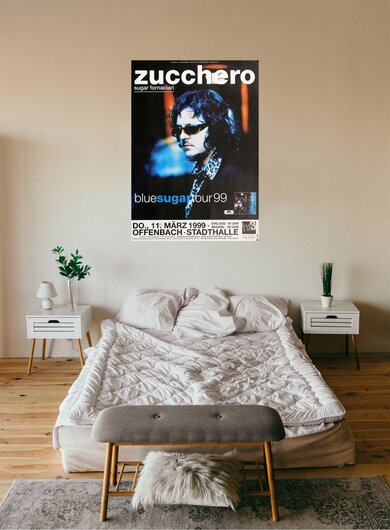 Zucchero - Blues Sugar, Frankfurt 1999 - Konzertplakat