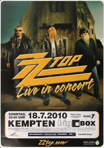ZZ Top, Live IN Concert, KEM, 2010