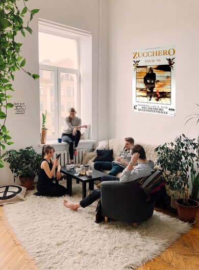 Zucchero - Spirito Divino, Neu-Isenburg & Frankfurt 1996 - Konzertplakat