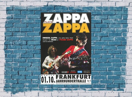 Zappa, Dweezil - Zappa plays Zappa, Frankfurt 2007 - Konzertplakat