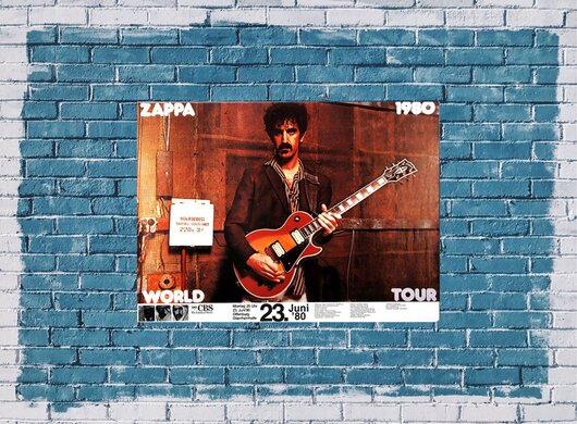 Frank Zappa, Zappa World, Reprint Of The 90s, Offenburg, 1980 - Konzertplakat