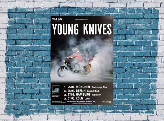 Young Knives - Silver Arcade, Tour 2008 - Konzertplakat