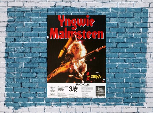 Yngwie Malmsteen - Eclipse, Tour 1990 - Konzertplakat