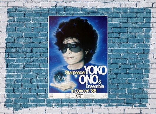 Yoko Ono - Starpeace, Frankfurt 1986 - Konzertplakat