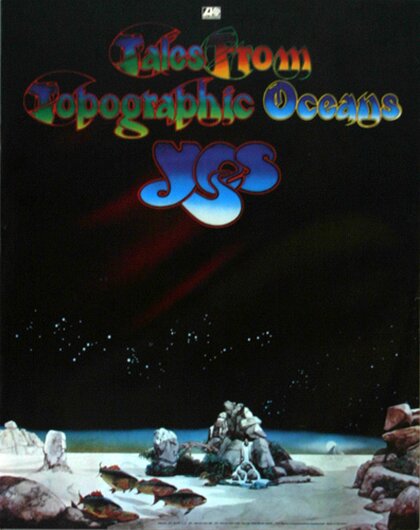 Yes - Topographic Oceans,  1974 - Konzertplakat