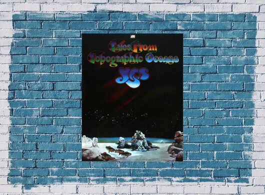 Yes - Topographic Oceans,  1974 - Konzertplakat