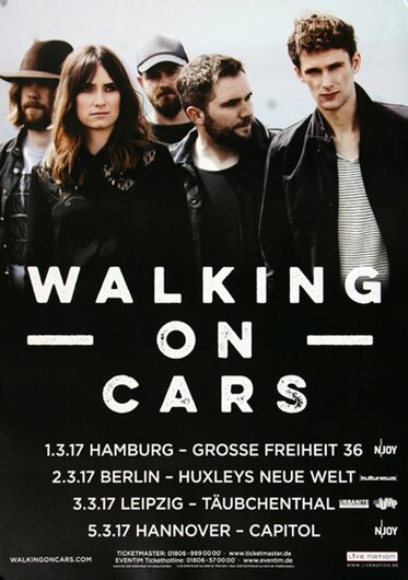 Walking On Cars - Speeding Cars Part II, Tour 2017 - Konzertplakat
