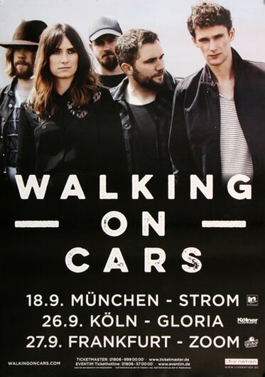 Walking On Cars - Speeding Cars, Tour 2016 - Konzertplakat
