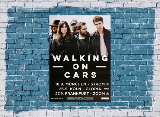 Walking On Cars - Speeding Cars, Tour 2016 - Konzertplakat