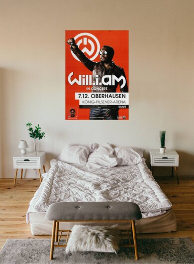 Will.I.Am - Willpower, Oberhausen 2013 - Konzertplakat