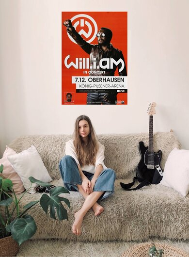 Will.I.Am - Willpower, Oberhausen 2013 - Konzertplakat
