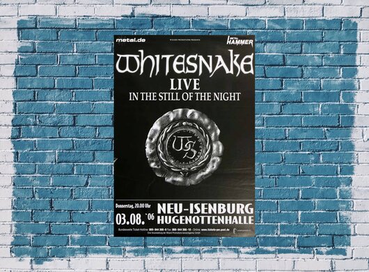 Whitesnake - Still Night, Neu-Isenburg, 2006 - Konzertplakat