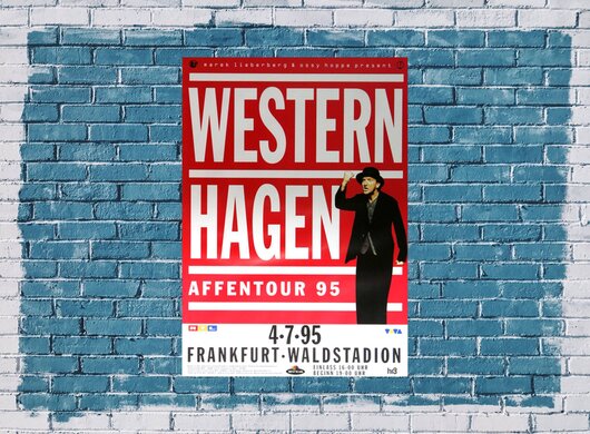 Westernhagen M.M. - Affentour, Frankfurt 1995 - Konzertplakat