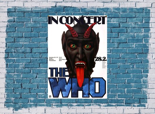The Who - Greatest Hits, München 1976 - Konzertplakat